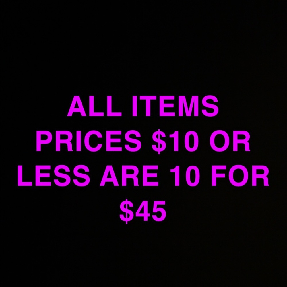 10 items for $45